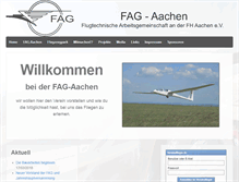 Tablet Screenshot of fag.fh-aachen.de