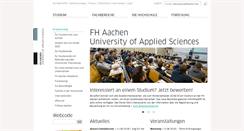 Desktop Screenshot of fh-aachen.de