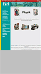 Mobile Screenshot of physik.fh-aachen.de